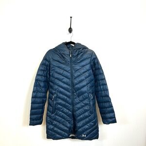 Under Armour Women Medium Storm2 ColdGear Infrared Uptown Parka Jacket Nova Teal